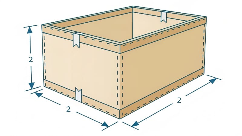 Write Width Before Height An incorrect box shape next to a correct box shape, showing the result of swapping width and height.