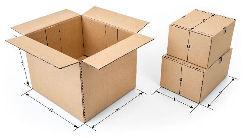 Two boxes with the same numbers but different orientations alt with keywords