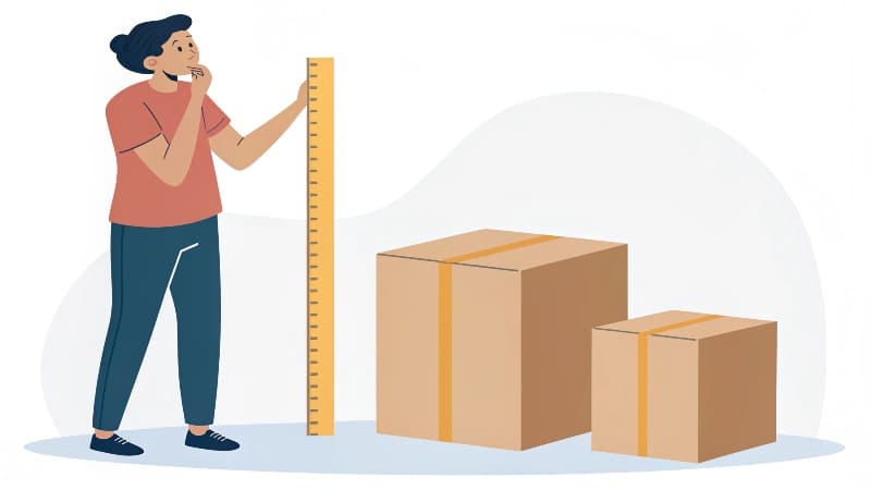 An illustration showing the [correct order for measuring a box](https://wansapackaging.com/how-to-read-box-dimensions-a-guide-to-box-packaging/)<sup id=