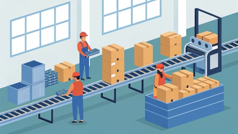 Flexible Minimum Order for Startups A single, beautiful custom box held in a hand, representing a very small, flexible order.