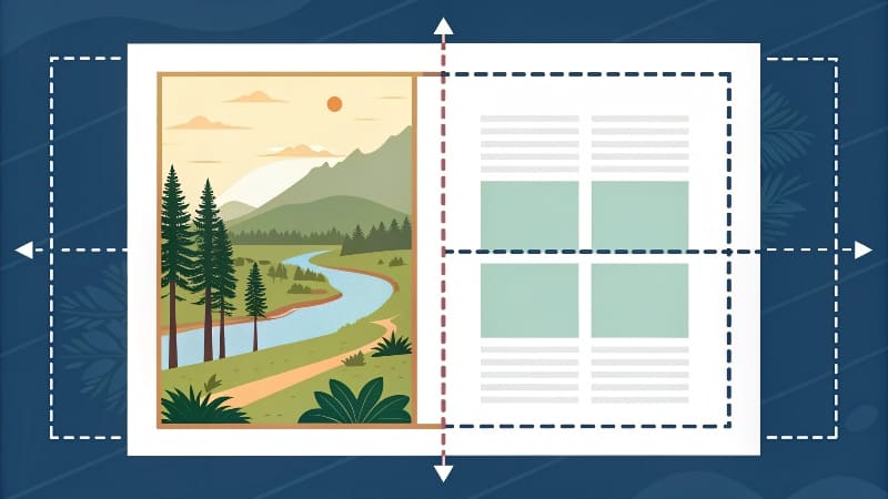 A professionally designed brochure page showing a clean, generous margin around the text.