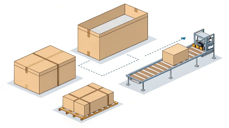 An industrial printing press running large sheets of paper in a factory.