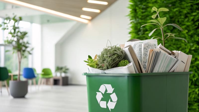 A close-up of a printing press using [soy-based inks](https://wansapackaging.com/which-packaging-is-best-for-the-environment/)<sup id=