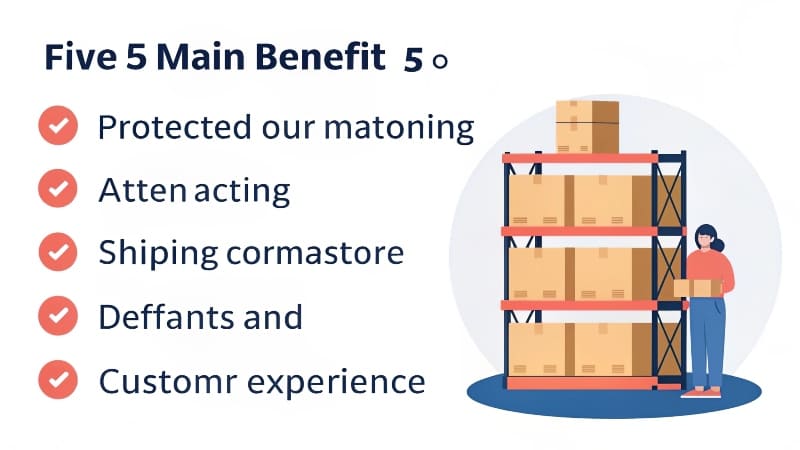 The 5 Importances of Packaging A collage of five images representing protection, attraction, information, differentiation, and branding.