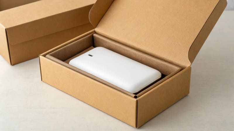 Sources for Custom Cardboard Boxes A collage showing a manufacturer's website, an Alibaba search page, and an online box design tool.