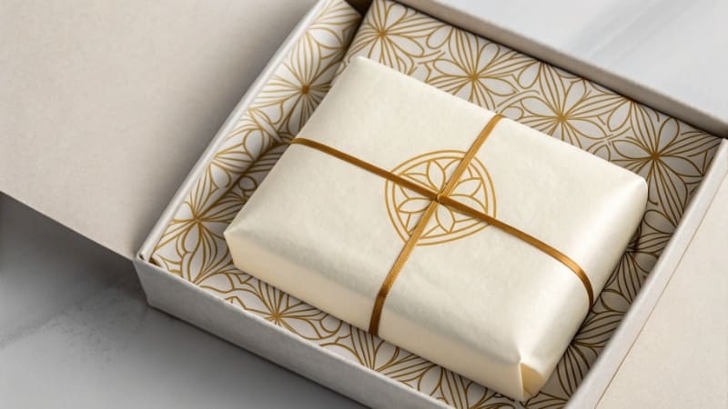 The Importance of High-Quality Print on Packaging A close-up shot of high-quality print on a packaging box, showing the texture and vibrant color detail.