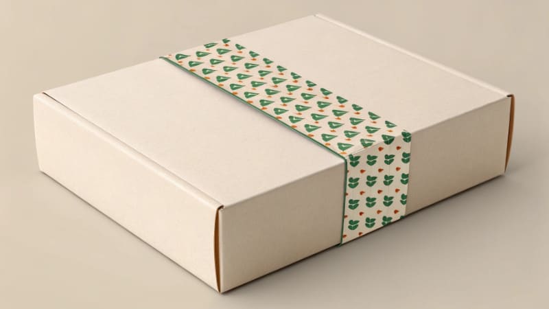 A luxury drawer-style box sliding open to reveal a product nestled in an insert.